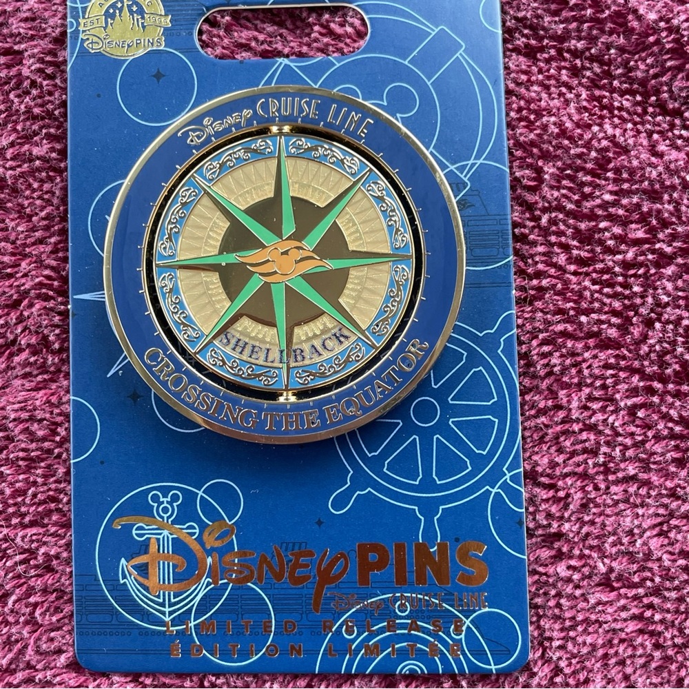 Disney Cruise Line Crossing the Equator 2 sided Pin Limited Release